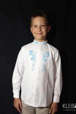 Detská Chlapčenská bavlnená košeľa