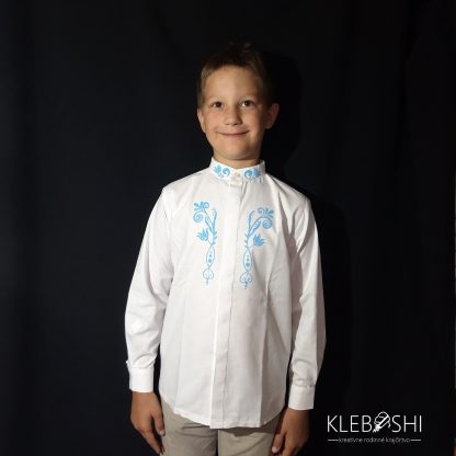 Detská Chlapčenská bavlnená košeľa