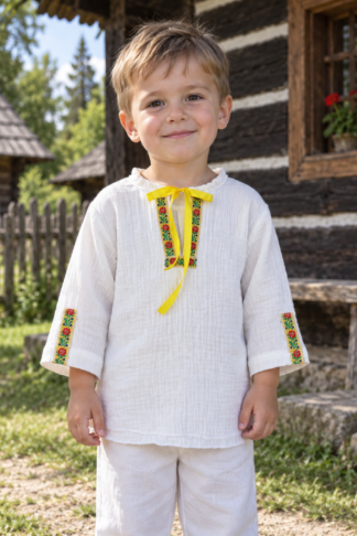 Detská folklórna mušelínka Oliverko